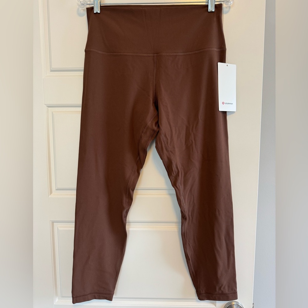 lululemon Align Ribbed High-Rise Pant 25” NWT